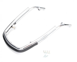 Bumper for chrome-plated mudguard Vespa PX-PE-ARCOBALENO-MY, with rubber buffer