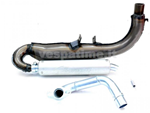 Escape de expansión simonini con silenciador de aluminio regenerable para vespa pk50, pk50xl, rush, n, v