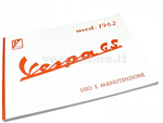 Manual de uso y mantenimiento vespa gs 160 1ª serie