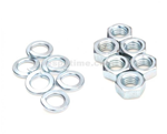 Kit 6 nuts + 6 spring washers for wheel rim, m8 hexagon 11