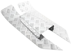 Kit pedane in alluminio mandorlato SIP per Vespa PK50-125/S/XL/FL/HP/N/Rush/XL2/Automatica