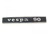 Anagrama trasero "vespa 90" de metal