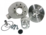 Cilindro pinasco "supersport" diámetro 69 cc 225 de aluminio para Vespa PX-PE-RALLY 200, bujía central, carrera larga