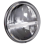 Fanale anteriore SIP PERFORMANCE LED per Vespa PX-PE- Lusso-`98-MY-`11, LML Star 125-200 2T, 4T, Ø 145 mm, 12V DC, con marchio di omologazione E