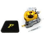 Carburador Vespa PINASCO SI 20/20 VRX-R con cono de admisión realizado de una pieza sin mezclador