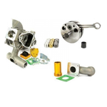 Kit de cárter del cigüeñal de 51 mm de carrera PINASCO SLAVE 8X, colector de 30mm, para Vespa 50-90-125 Primavera-ET3, PK