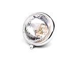 Fanale anteriore SIEM d.95 Vespa 98, 125 V1T..15T, 125 V30T..32T, 125 VU1T, completo di cornice cromata e portalampade