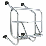 Chromed front luggage carrier with rods for Vespa 50/90/125 Primavera/ET3/PK/PX/PE/Arcobaleno/My