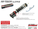 Amortiguador delantero CARBONE HI-TECH Vespa PK 125 - PK 125 XL - RUSH / VESPA 50 N - 50/125 FL - 50 HP regulable