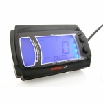 Cuentarrevoluciones y termómetro koso fondo negro retroiluminado azul, 12 voltios, 9.000 rpm