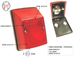 Fanale posteriore completo Vespa PK50/S/AUTOMATICA - SIEM