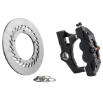 Disc Brake KR AUTOMATION ZAHNFEE black,radial 4-pistons for PIAGGIO ZIP/ET2/ET4/Sfera