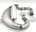Escape de carreras VMC TORK - S, para Vespa 50/90/125 Primavera/ET3, colector de escape 32mm