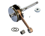 Albero motore spalle piene POLINI "EVO" spinotto 12mm,  lamellare per Piaggio Sì, Ciao, Bravo, Boxer, Grillo