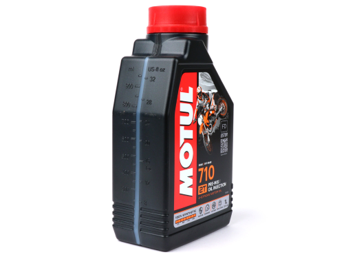 Aceite mezcla MOTUL 710 para motores de 2 tiempos, 100% sintético, 1000ml