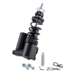 Amortiguador delantero SIP PERFORMANCE 2.0 para Vespa PK 50-125 XL, XL2, Automatica, cuerpo negro mate, muelle negro