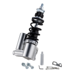 Amortiguador delantero SIP PERFORMANCE 2.0 para Vespa PK 50-125 XL, XL2, Automatica, cuerpo plateado, muelle negro