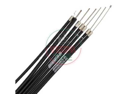 Kit transmisión cables más funda completa en PE Inliner,negro,SIP PERFORMANCE para Vespa 125 VNB2T-VNB6T/GT/GTR/Super/TS/150 VBB//?print/V./Super/Rally