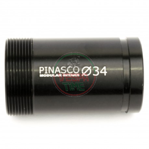 Collettore 34mm per carter motore PINASCO "SLAVE", "MASTER" per Vespa 50-90-125 Primavera-ET3, PK