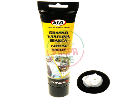 Grasso alla vasellina bianca filante - tubetto da 75 ml