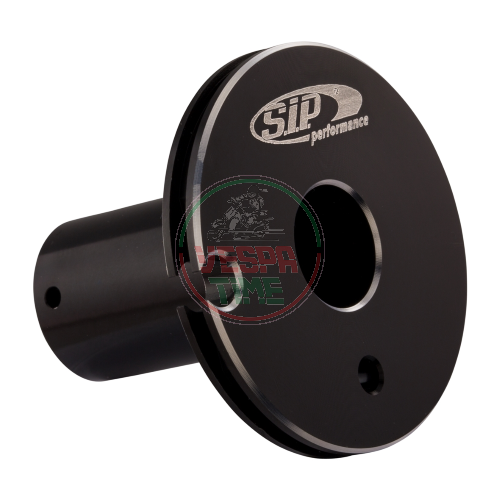 Camma comando cavo gas rapido SIP Quick Throttle Disc anodizzato nero per Vespa 50 N/L/R 1°/S 1°/SR 1° (D)/90 1°/R/125/PV 1°/GT/GTR 1°/Super/TS 1°/GL/Sprint/V. 1°/Super 1°/180 Rally/SS