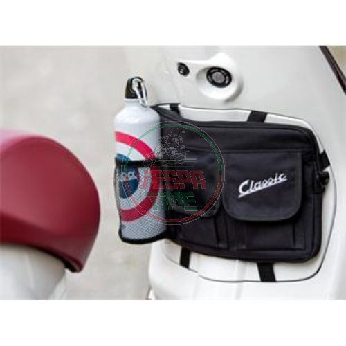 Tasche SIP Classic für Gepäckfach/Handschuhfach,Kunstleder, dunkelbraun, graubraun RAL8019 360x210x30 mm für Vespa