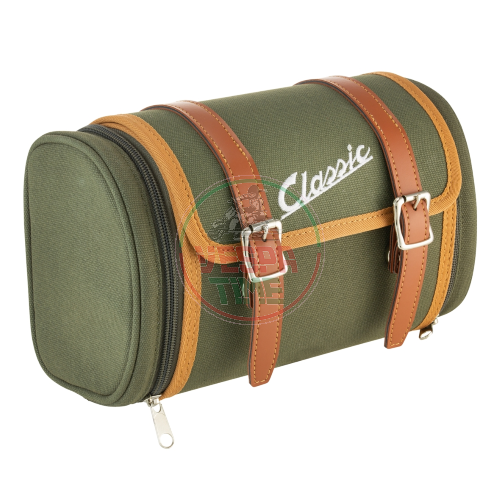 Bolsa SIP "Classic" portaequipajes/asa de sujeción posterior SIP 70s,canvas,olive 250x170x150 mm para Vespa