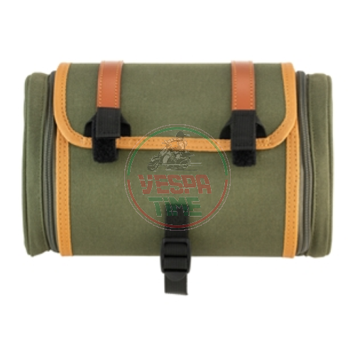 Bolsa SIP "Classic" portaequipajes/asa de sujeción posterior SIP 70s,canvas,olive 250x170x150 mm para Vespa