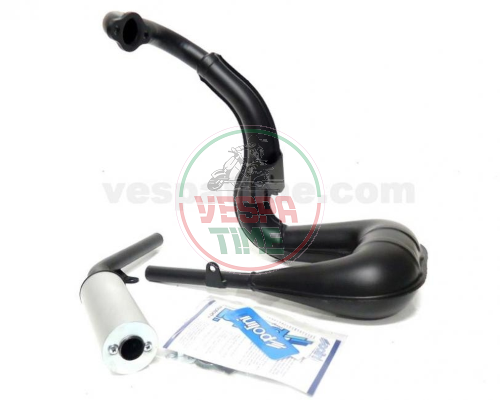 Escape expansivo silenciada vespa 50 l/r/n, 50 special, polini con silenciador de aluminio
