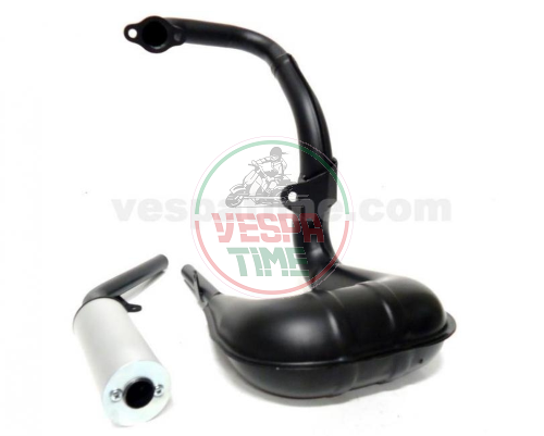 Escape expansivo silenciada vespa 50 l/r/n, 50 special, polini con silenciador de aluminio
