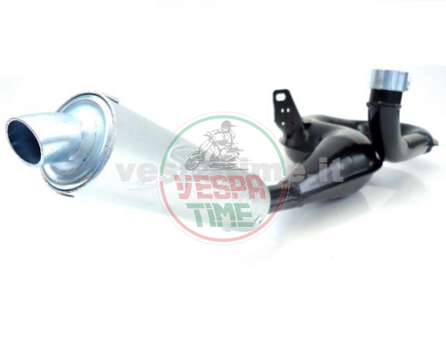 Marmitta espansione SIMONINI per Vespa 125/150 PX, 125 GT/GTR/TS, 150 Sprint/Sprint Veloce, silenziatore in alluminio