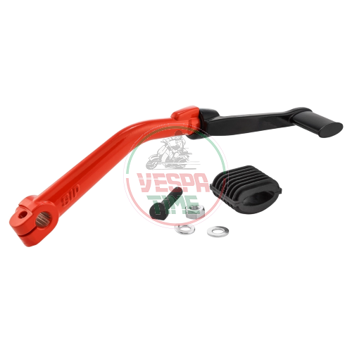 Kickstart Lever SIP, fold down,red/black for Vespa P80-150X/P200E/PX80-200E/Lusso/'98/MY/'11/Cosa/LML