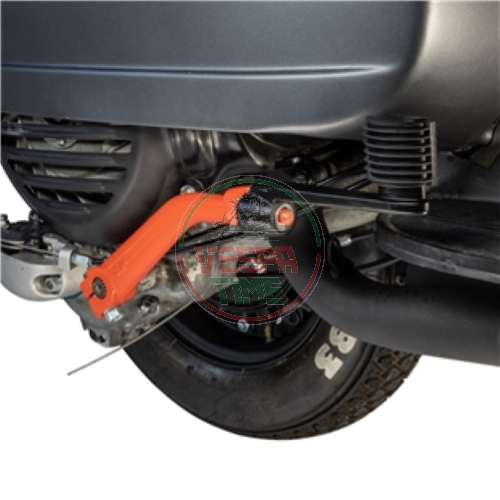 Kickstart Lever SIP, fold down,red/black for Vespa P80-150X/P200E/PX80-200E/Lusso/'98/MY/'11/Cosa/LML