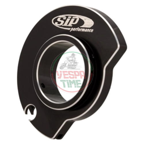 Camma comando cavo gas rapido SIP, Quick Throttle Disc anodizzato nero per Vespa 50 R 2°/S 2°/Special/SR (D) 2°/90 2°/100/125 PV 2°/ET3/GTR 2°/TS 2°/150 Sprint V. 2°/Super 2°/200 Rally 2°