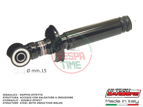 AMMORTIZZATORE ANTERIORE (INTERASSE mm.368) APE 50-TL2-TM1