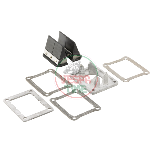 Valvula laminar ITALKIT Doble Prisma,carbón,8-válvulas para cilindro Aprilia Rotax/Parmakit W-Force