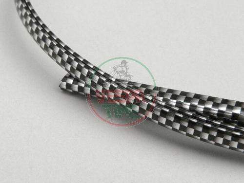 Legshield beading plastic, CARBON LOOK for Vespa 50 N-L-R-SPECIAL, 90/125 Primavera-ET3 - 1 METER
