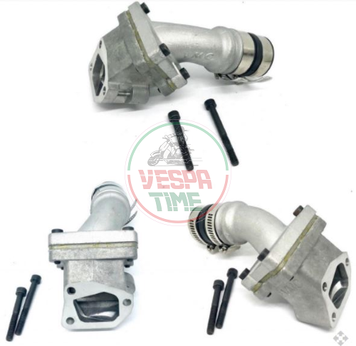 Collettore Aspirazione Lamellare Vmc per carburatore 22-24 mm 3 Fori Per Vespa 50/ 50 Special/ ET3/ Primavera