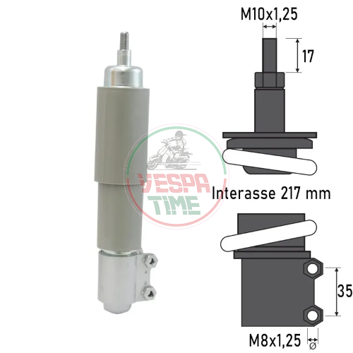 Amortiguador delantero para Vespa PK50-125 XL-XL2-HP-FL-V-N-RUSH