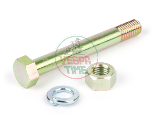 Bullone M9 x 70mm INOX e dado fissaggio ammortizzatore posteriore su carter motore vespa - BGM