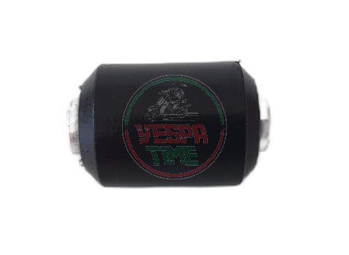 Silentblock MD RACING acoplamiento cárter trasero amortiguador Vespa - Agujero de 10 mm - NEGRO