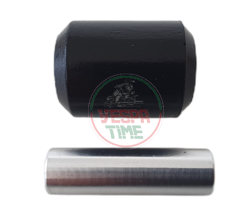 Silentblock MD RACING acoplamiento cárter trasero amortiguador Vespa - Agujero de 10 mm - NEGRO