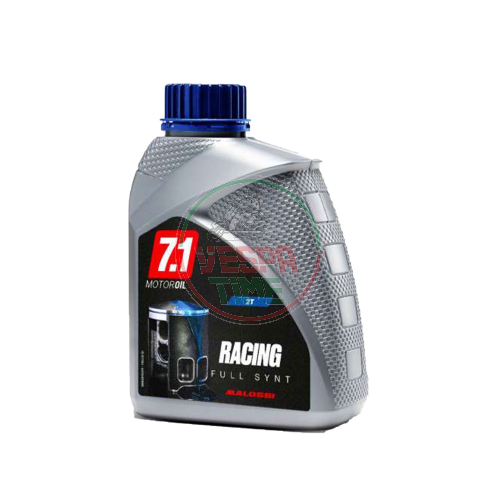 Olio miscela MALOSSI 7.1 2T OIL RACING FULL SYNT 1L per miscelatore separato (SAE 20W-30)