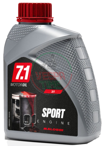 Olio miscela MALOSSI 7.1 2T OIL SPORT ENGINE 1L miscelatore separato (SAE 20W-30)