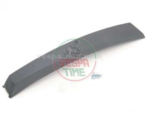 Cresta guardabarros vespa px/pe estrecha de plástico negro