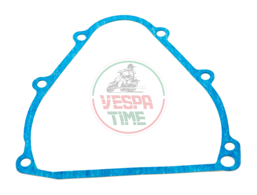 Guarnizione coperchio frizione in aramide blu Vespa Smallframe, V50, V90, V100, PV125, ET3, PK50-125 / S / XL / XL2, ETS