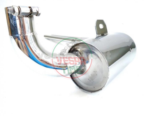 Escape tipo abarth cromado con ruedas de 10 pulgadas, Vespa SPRINT-GL-GT-GTR-TS-PX