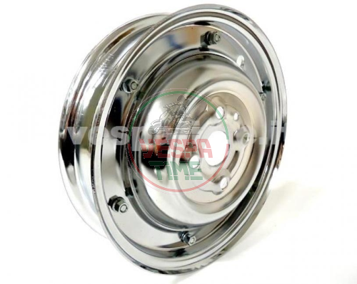 Wheel rim vespa dimensions 3.00-10 chrome for vespa 50/90