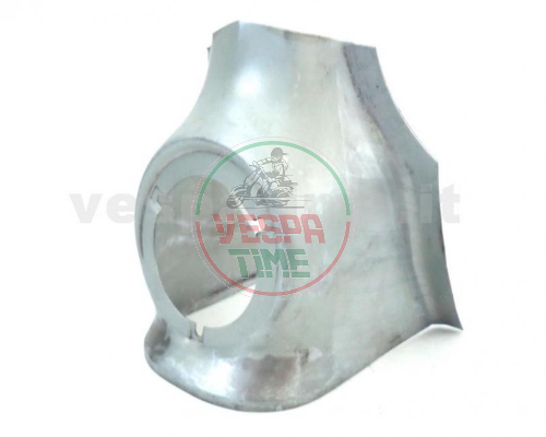 Pareja chapas reparación cubre-claxon y nariz vespa 125 gt, 125/150 super, 150 gl, 150 sprint, 180 ss. logo rectangular