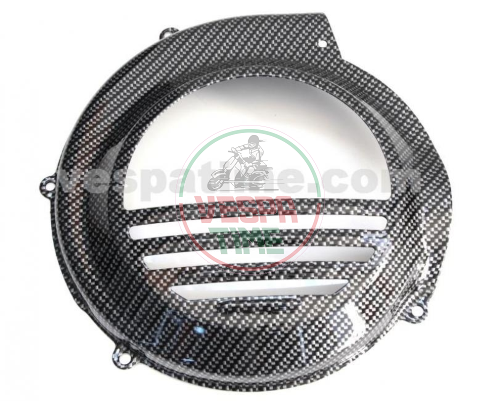 Flywheel cover carbon look Vespa PX / PE without starter motor